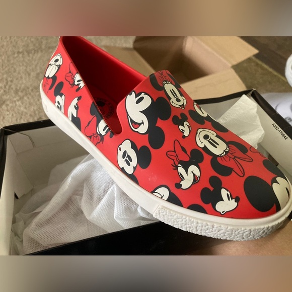 NWT MELISSA | Disney Mickey Minnie Mouse Ground Sneakers Size 7 Unisex - Picture 12 of 12
